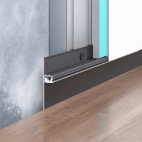 Szczelinowa listwa przypodłogowa z aluminium F1.50L10B