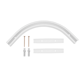 Zakończenie szyny karniszowej łukiem 2