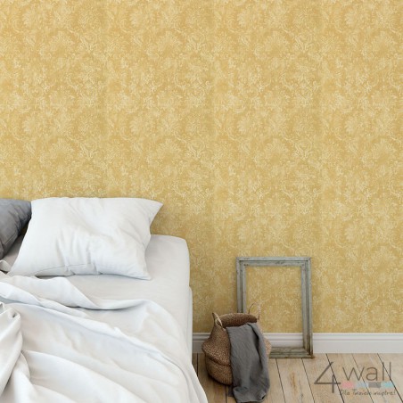 Postarzana tapeta ścienna aranżacje