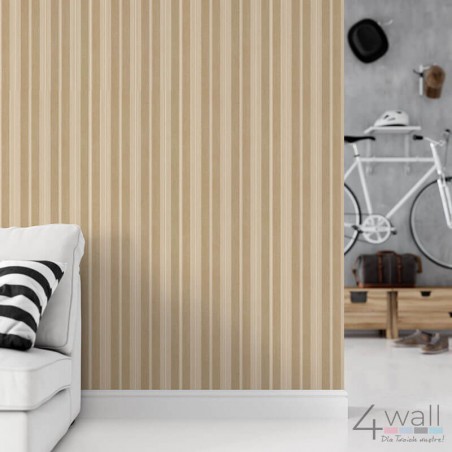 Tapeta w klasyczne pasy aranżacja