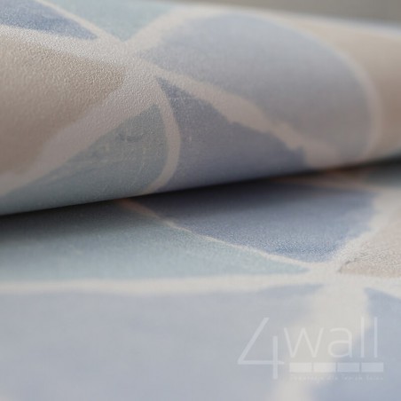 Tapeta ścienna w niebieskie trójkąty 