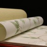 Winylowa tapeta w zielone listki 